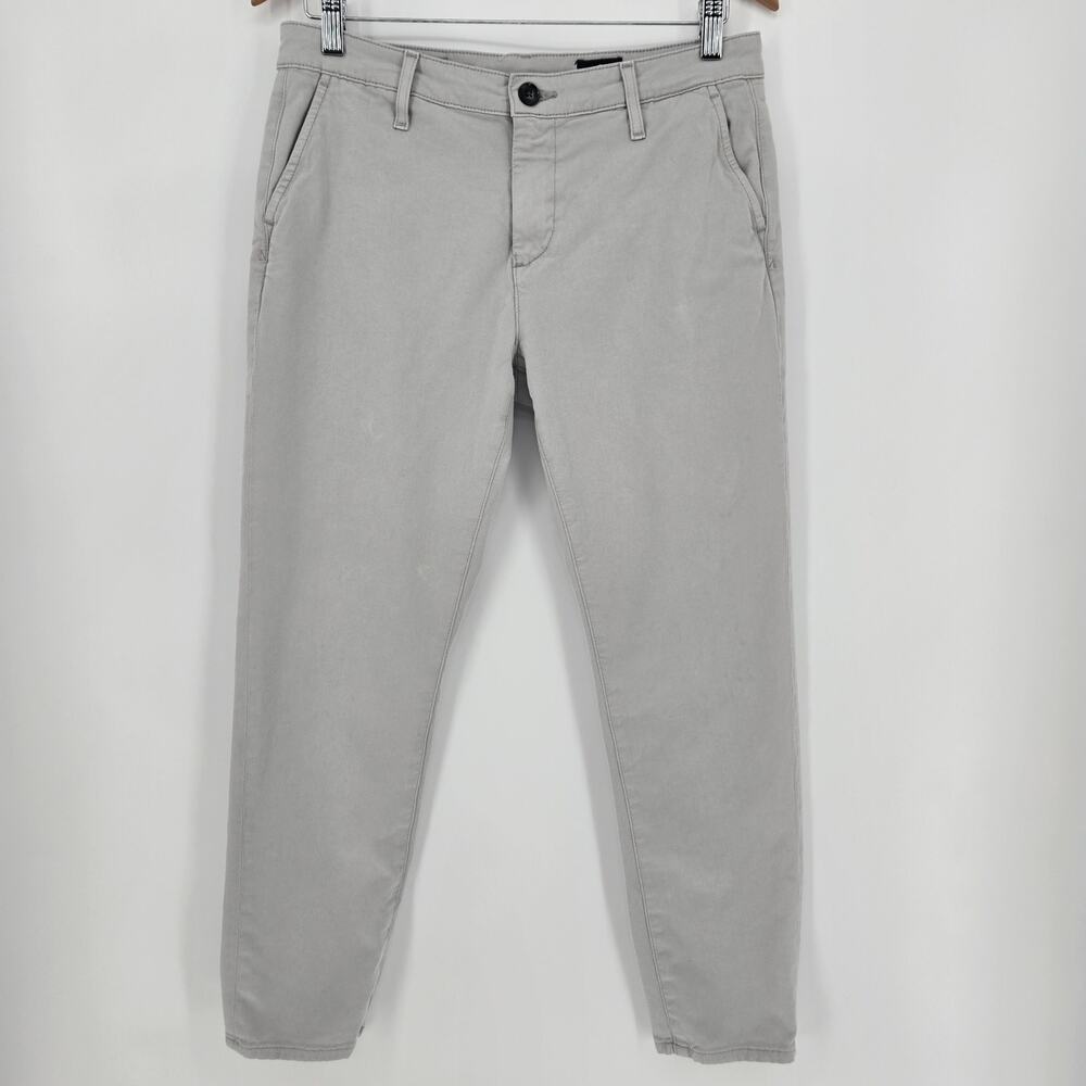 AG Adriano Goldschmied The Caden Tailored Trouser Light Gray Size 28R